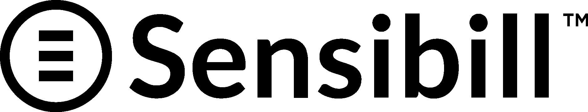 Sensibill Black Logo Vector Logo